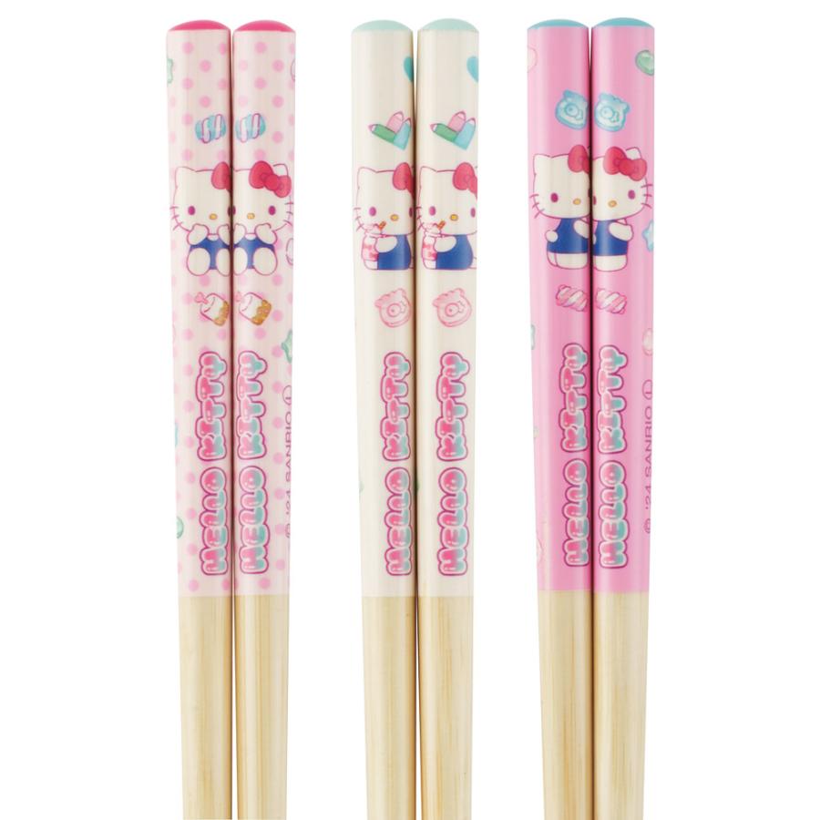 台湾で買ってきた箸３膳セット、ご当地キティちゃん12個 スケーター お箸 子供 かわいい お箸セット 子ども 箸 3膳 セット 子供