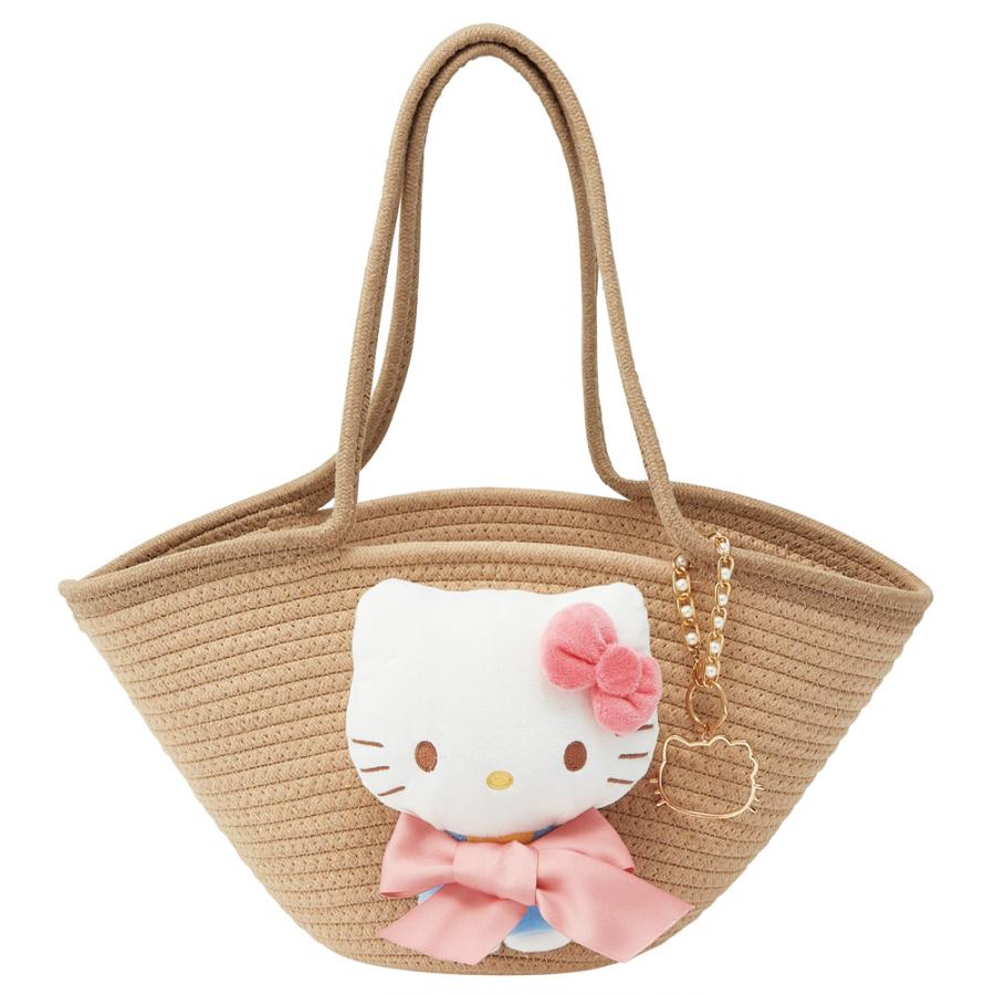 スケーター ぬいぐるみ付き かご風バッグ かご バッグ かばん かわいい