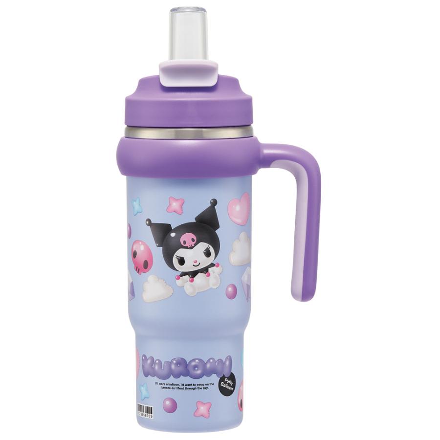 スケーター ハンドル付 タンブラー 830ml ストロー ステンレス ボトル