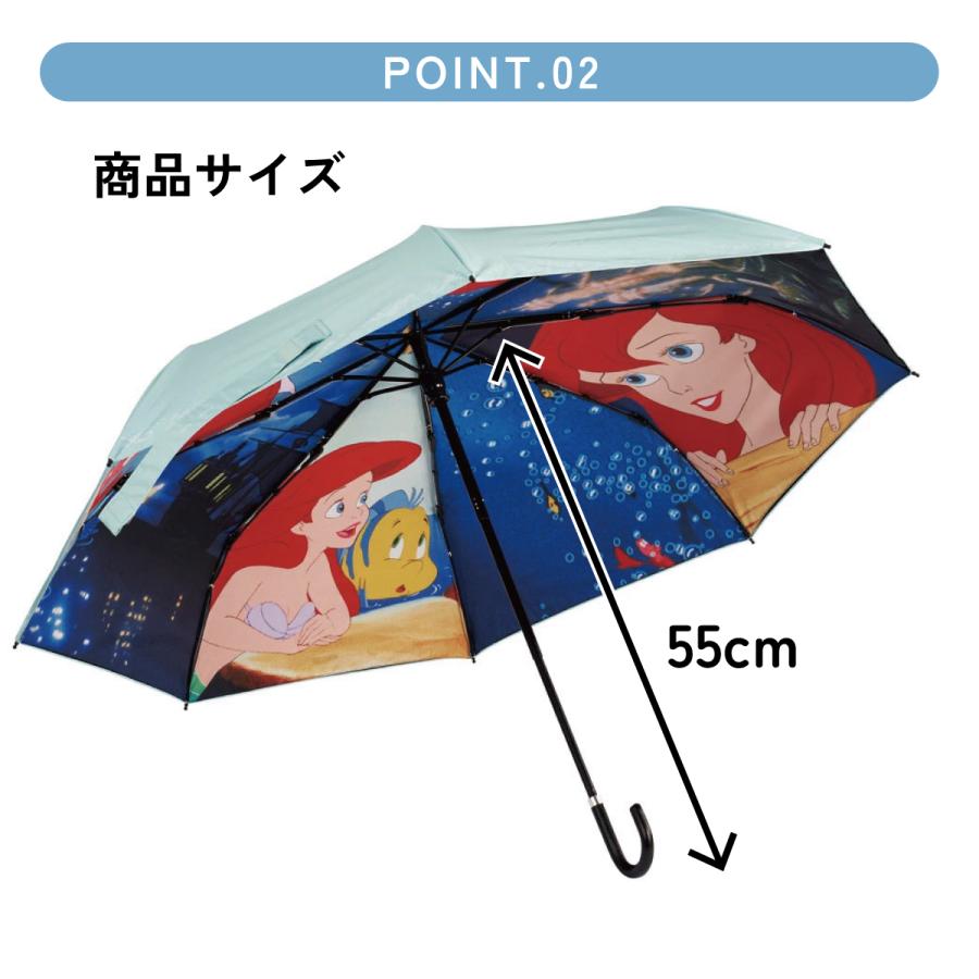 フルオーダー画像 レインボー 海 ロンハーマン 貝殻 アリエル スケーター 日傘 晴雨兼用 傘 UVカット 遮光 遮熱 両面印刷 折りたたみ