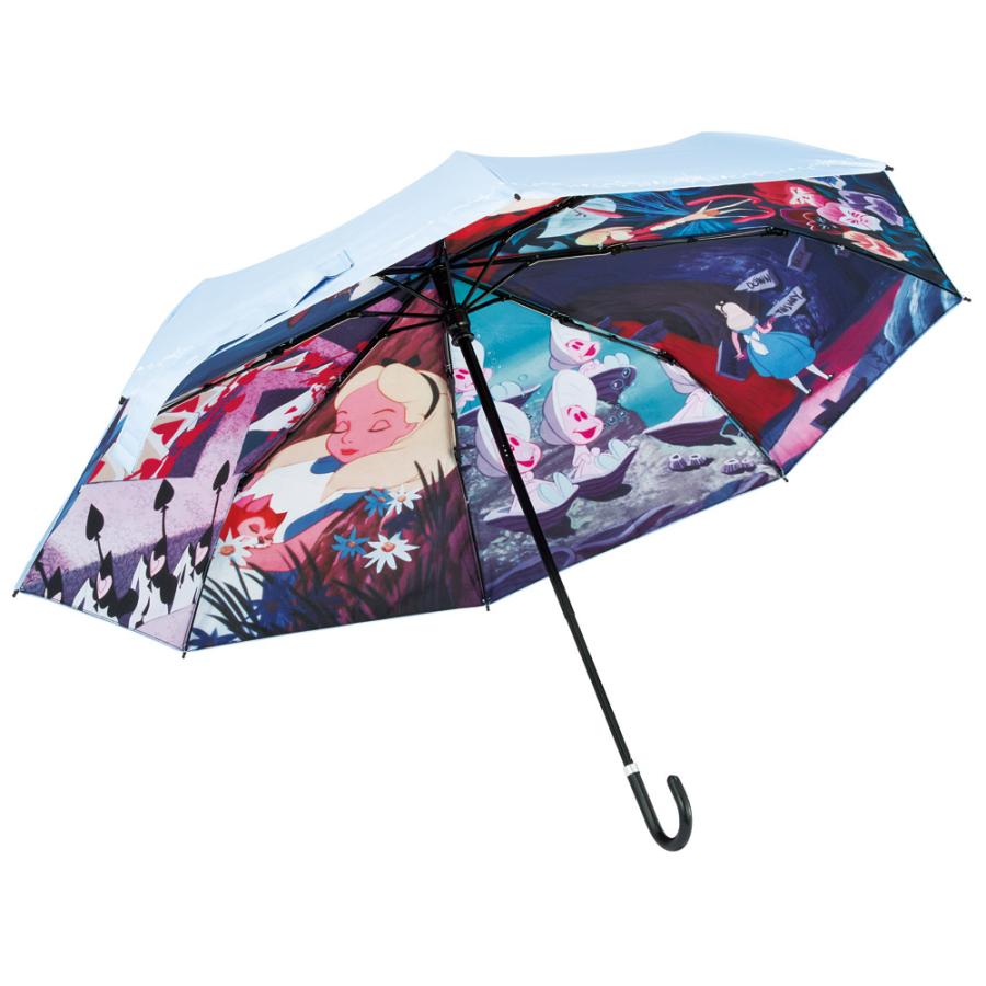 スケーター 日傘 晴雨兼用 傘 UVカット 遮光 遮熱 両面印刷 折りたたみ
