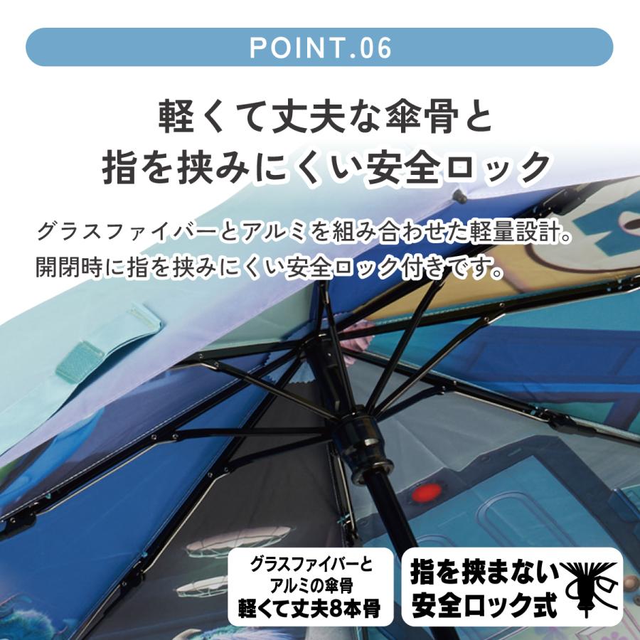 スケーター 日傘 晴雨兼用 傘 UVカット 遮光 遮熱 両面印刷 折りたたみ