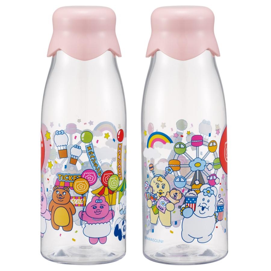 スケーター 牛乳瓶風 ボトル 水筒 牛乳瓶型 500ml プラスチック
