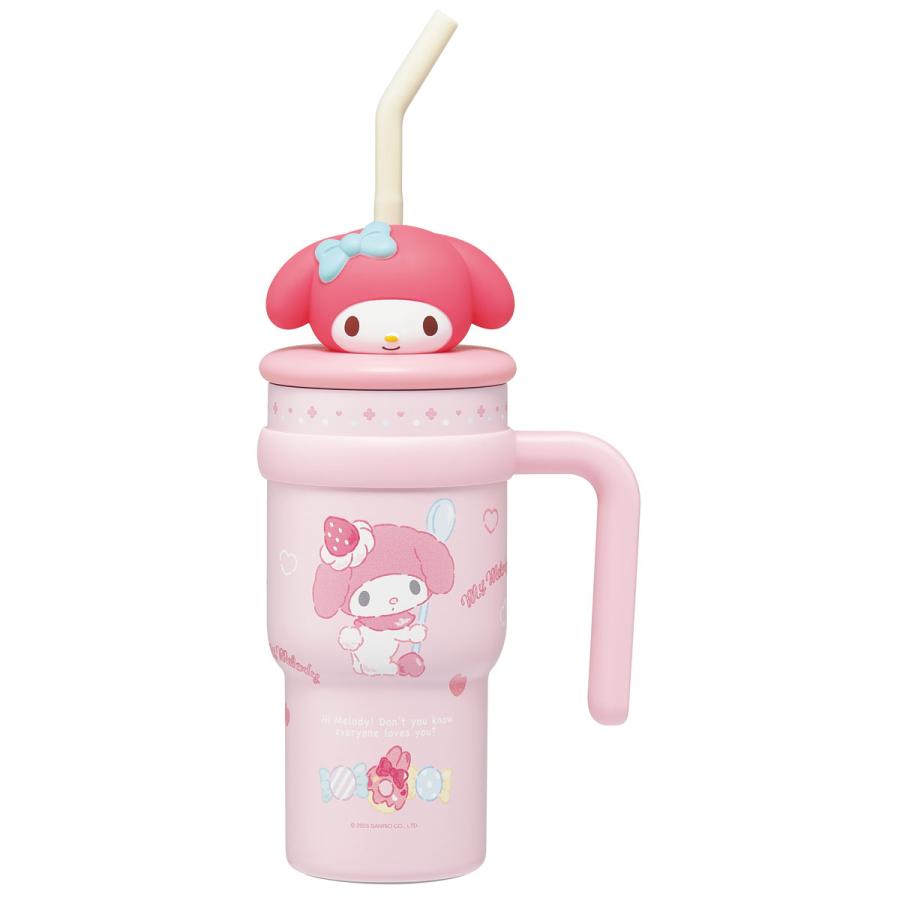 スケーター ハンドル付き ストロー タンブラー 700ml 保冷 専用