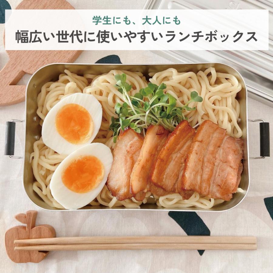 スケーター アルミ 弁当箱 アルミ弁当箱 浅型 深型 1段 ロック式
