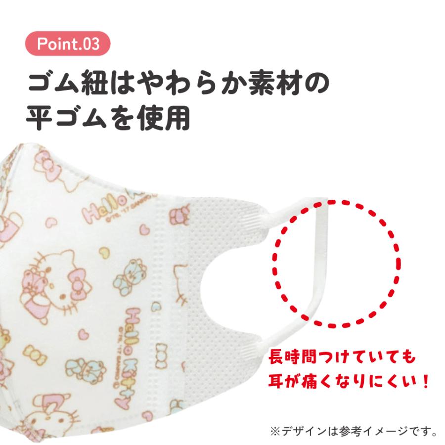 sanrio（サンリオ） スケーター 不織布 マスク 立体 子供 Sサイズ 25枚