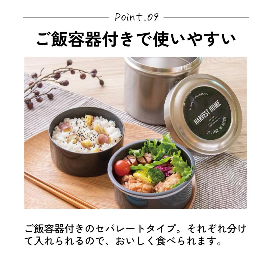 スケーター 抗菌 保温 弁当箱 真空 ステンレス ランチボックス 総容量
