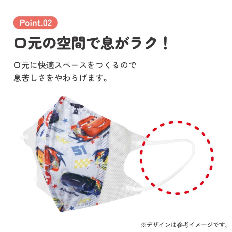 Disney（ディズニー） マスク 不織布 立体 25枚入り キッズ