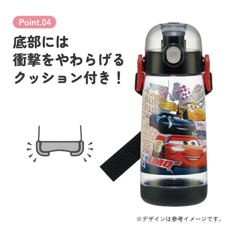 Disney（ディズニー） 水筒 クリアボトル 軽量 キッズ 子供 ワンタッチ