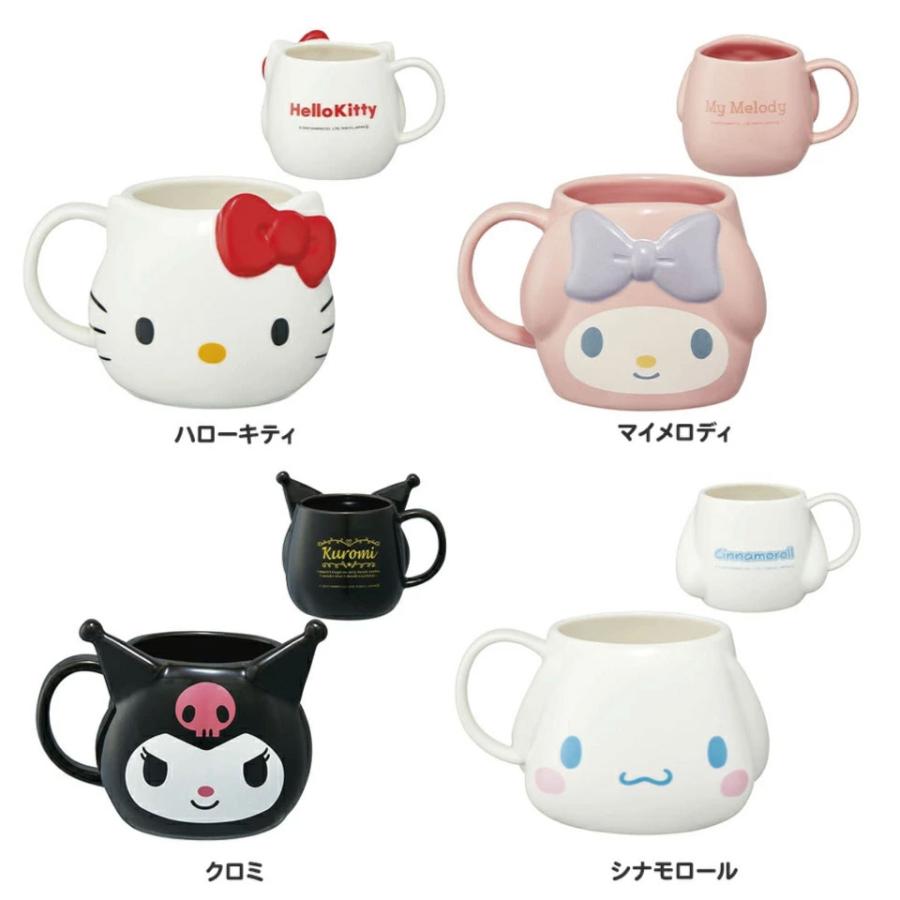 まとめ売り　追加品　Hello Kitty マグカップ 陶器　ボールペン　ポーチ スケーター マグカップ 290ml ハローキティ 陶器製 美濃焼