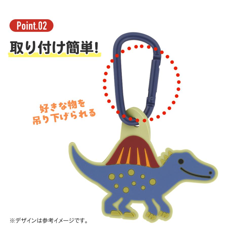 スケーター ラバー マスコット 付き カラビナ キャラクター かわいい