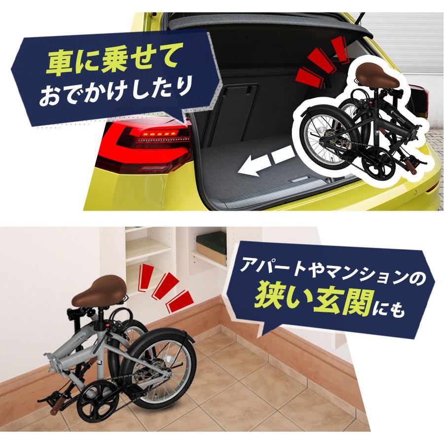 アイジュサイクル ノーパンク 自転車 折りたたみ自転車 16インチ