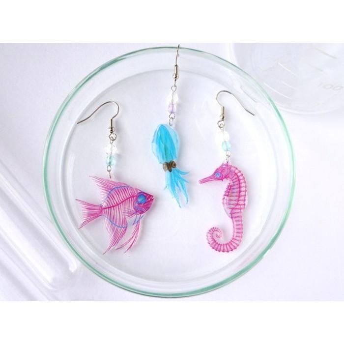 透明標本 ピアス イアリング きれい 格 透明 クリア スケルトン 作り方 マグネット 指輪 Ng009 透明屋パク 通販 Yahoo ショッピング