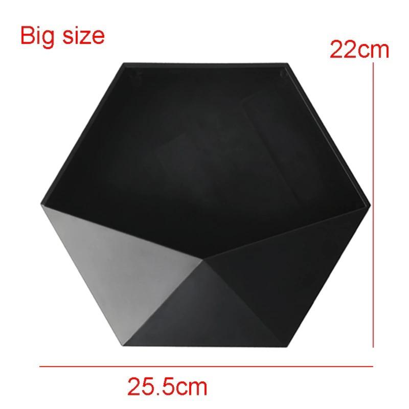 ウォールシェルフ 壁 棚 北欧デザイン 六角形 収納 : スケッチ - 通販