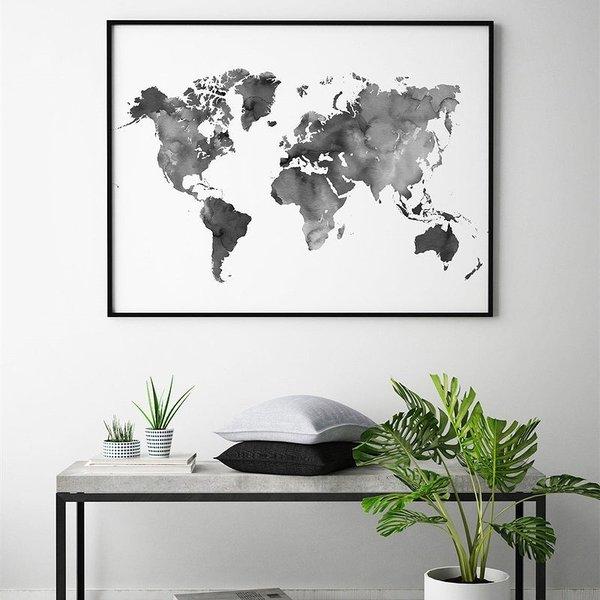 地図コラージュ アートフレーム 約70cm x 100cm 地図コラージュ アートフレーム 約70cm x 100cm