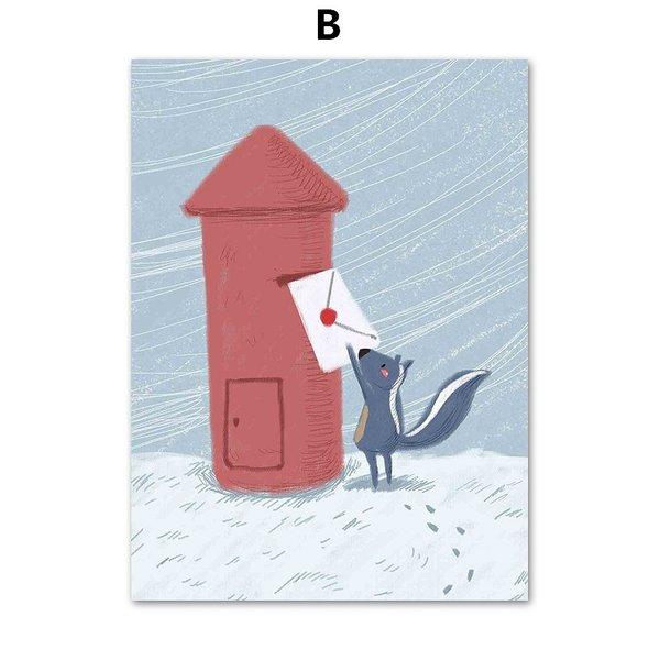 アートポスター おしゃれ ポスター 絵画 壁 北欧 動物イラストシリーズ リス デザインno B A3 Ska B スケッチ 通販 Yahoo ショッピング