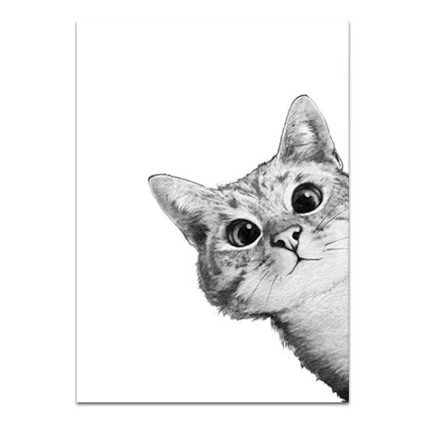 ポスター おしゃれ アートポスター 猫イラストシリーズ デザインno 1 A3 Ska 1 スケッチ 通販 Yahoo ショッピング