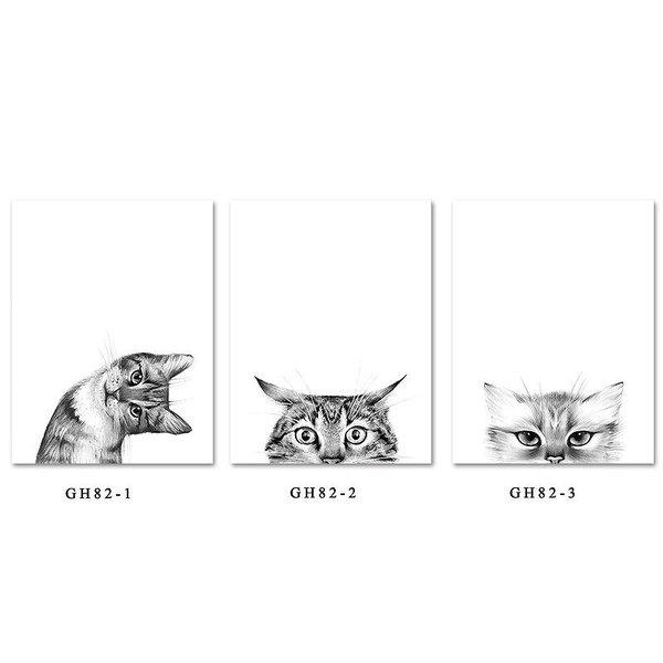 アートポスター おしゃれ ポスター 絵画 壁 絵 猫イラストシリーズ 3枚セット A3 Ska 3set スケッチ 通販 Yahoo ショッピング