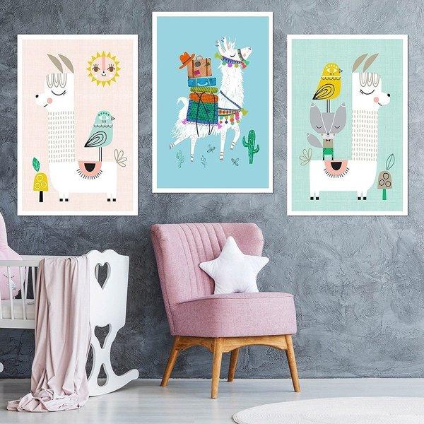 アートポスター おしゃれ 絵画 壁 北欧 イラスト 動物シリーズ