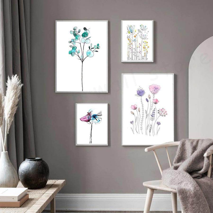 ポスター おしゃれ アートポスター 抽象画シリーズ 植物 デザインno 3 Ska 3 スケッチ 通販 Yahoo ショッピング