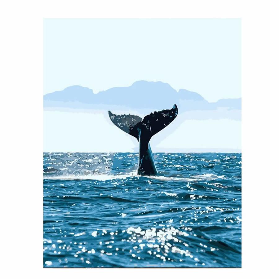 No.225フレーム付きキャンバスアート　風景画　アートポスター　海の絵画 海の絵 風景画『More fun』 アート ポスター 海 空 夏 希望 絵