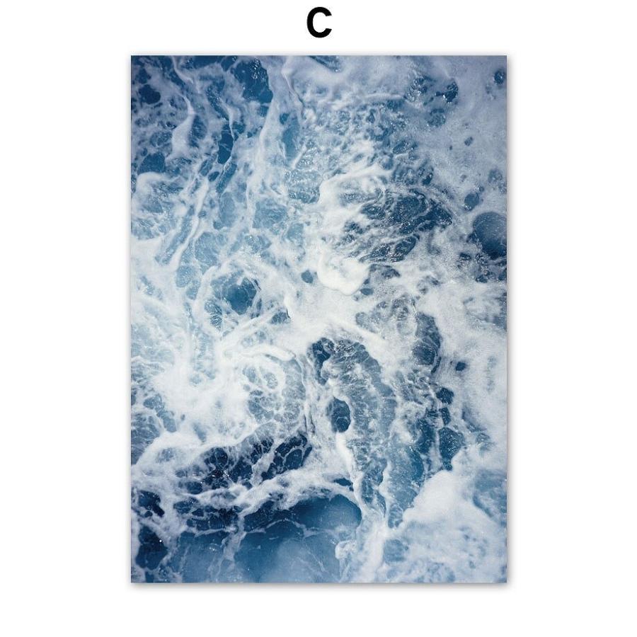 海の波 抽象画 赤フレーム38✖️40 海の波 抽象画 赤フレーム38✖️40 フォトパネル Beautiful