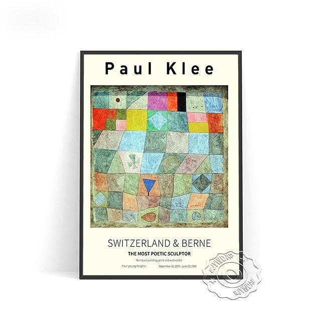 Paul Klee Guggenheim パウル・クレー　ポスター　大判　額付き Paul Klee Guggenheim パウル・クレー ポスター 大判 額付き - メルカリ