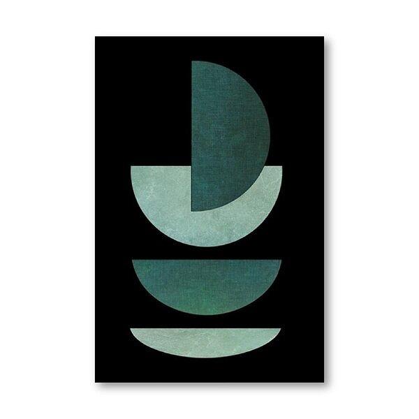 ポスター おしゃれ アートポスター 抽象画シリーズ グリーン 限定タイムセール デザインno A