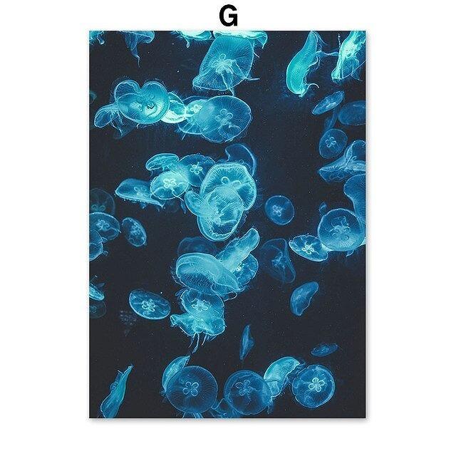 絵画 （大型117cm） 美術品 　クラゲ　油絵　日本画　額縁 絵画 （大型117cm） 美術品 クラゲ 油絵 日本画 額縁 - メルカリ