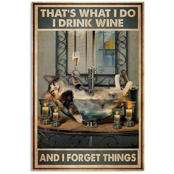 ポスター おしゃれ アートポスター ヴィンテージイラストシリーズ 猫とワイン デザインno 21 Ska 21 スケッチ 通販 Yahoo ショッピング