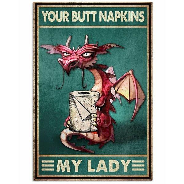 ポスター おしゃれ アートポスター ヴィンテージイラストシリーズ ドラゴンとトイレットペーパー デザインno 29 Ska 29 スケッチ 通販 Yahoo ショッピング