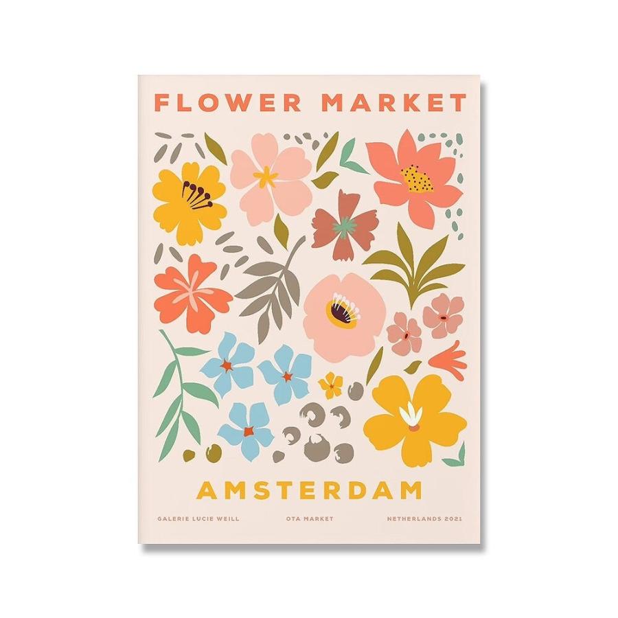 9月限定 ポイント2倍 アートポスター おしゃれ ポスター 絵画 壁 絵 フラワーマーケット アムステルダム デザインno 5 Ska 5 スケッチ 通販 Yahoo ショッピング