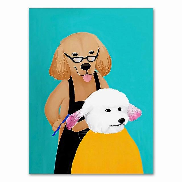 ポスター おしゃれ 額付 アートポスター 動物イラストシリーズ ネコ