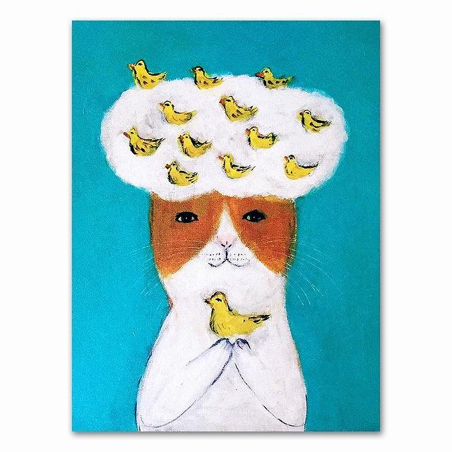 ポスター おしゃれ アートポスター 動物イラストシリーズ ネコ ヒヨコ デザインno 17 Ska 17 スケッチ 通販 Yahoo ショッピング