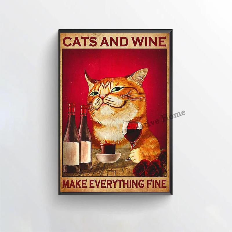 額付 アートポスター アートフレーム おしゃれ 絵画 壁 茶 猫 ネコ