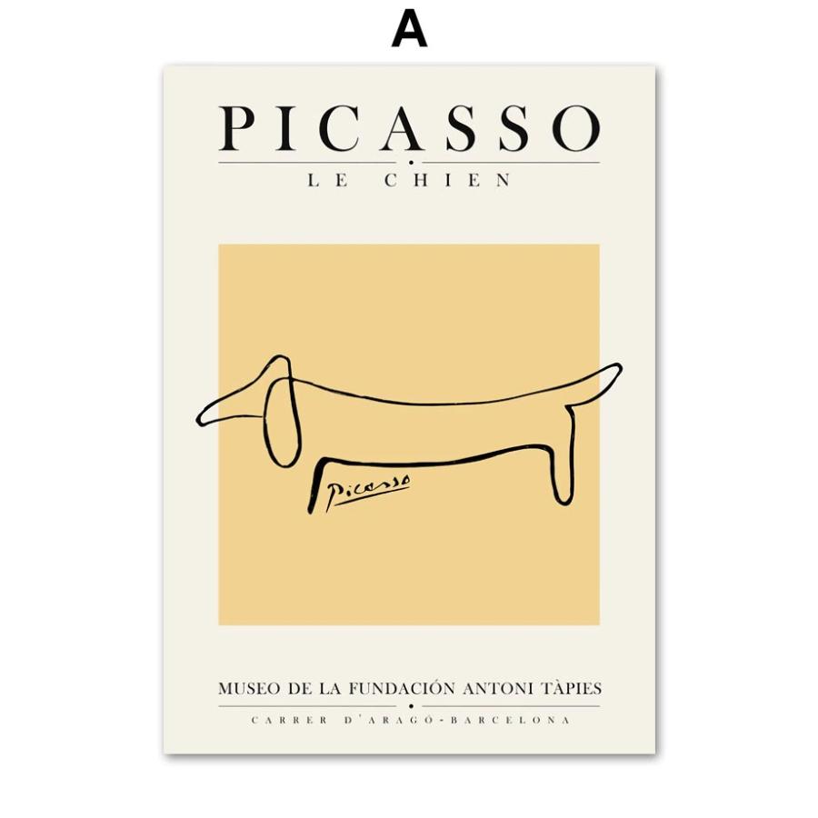 パブロ ピカソ 抽象画 犬 アートパネル 芸術 有名 絵画 壁掛け