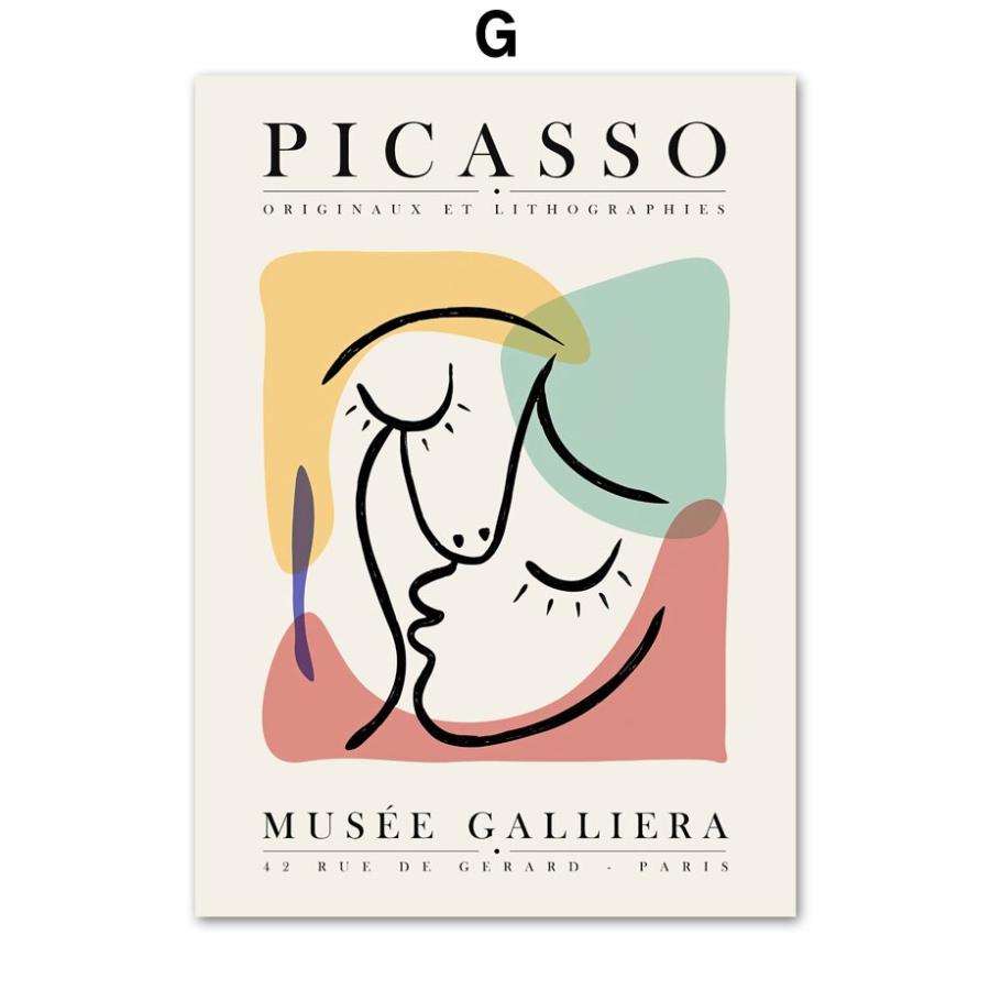 Pablo Picasso パブロ・ピカソ THE KISS アートパネル Historical Art - Pablo Picasso - The Kiss, 1925 - Etsy 日本