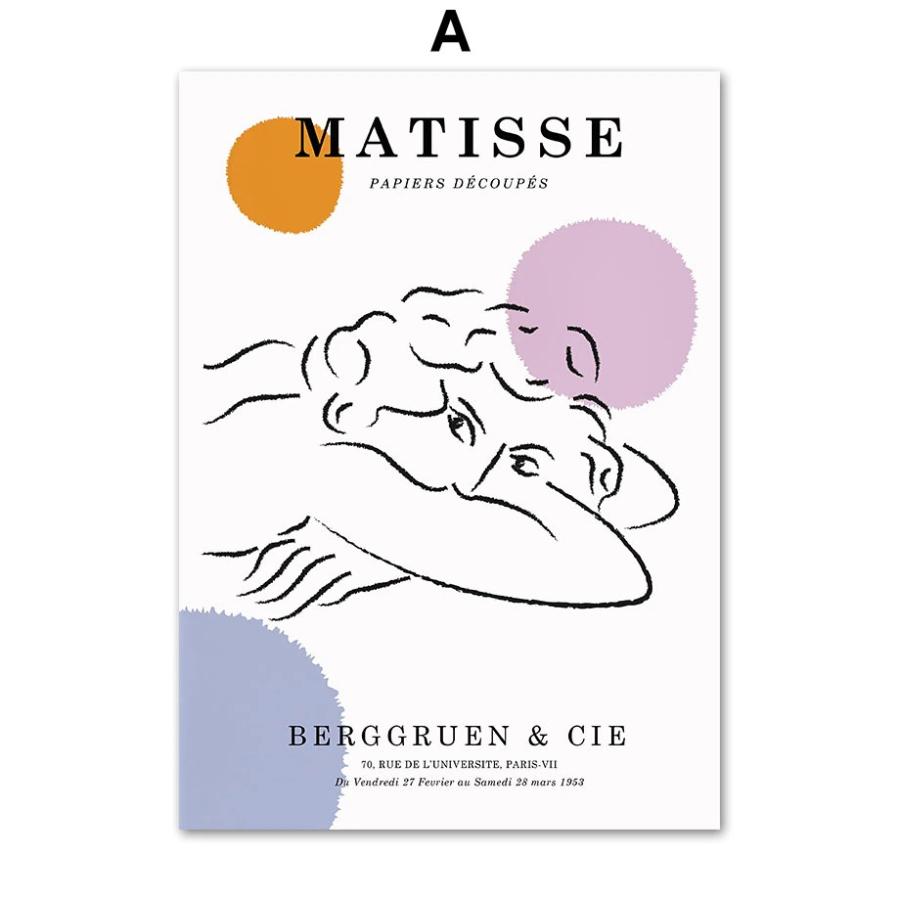 マティス油画抽象絵画 　壁掛け 楽天市場】アートフレーム Henri Matisse Icarus from Jazz 1947