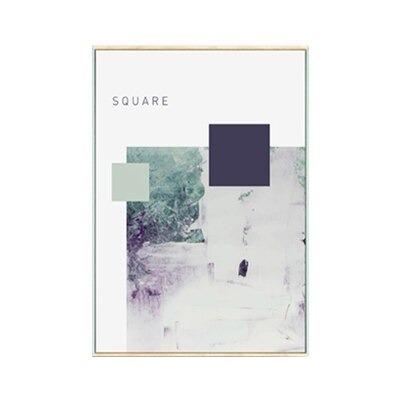 ポスター おしゃれ アート 北欧 幾何学模様抽象画シリーズ Bタイプ 四角 Structureconsult Co Uk