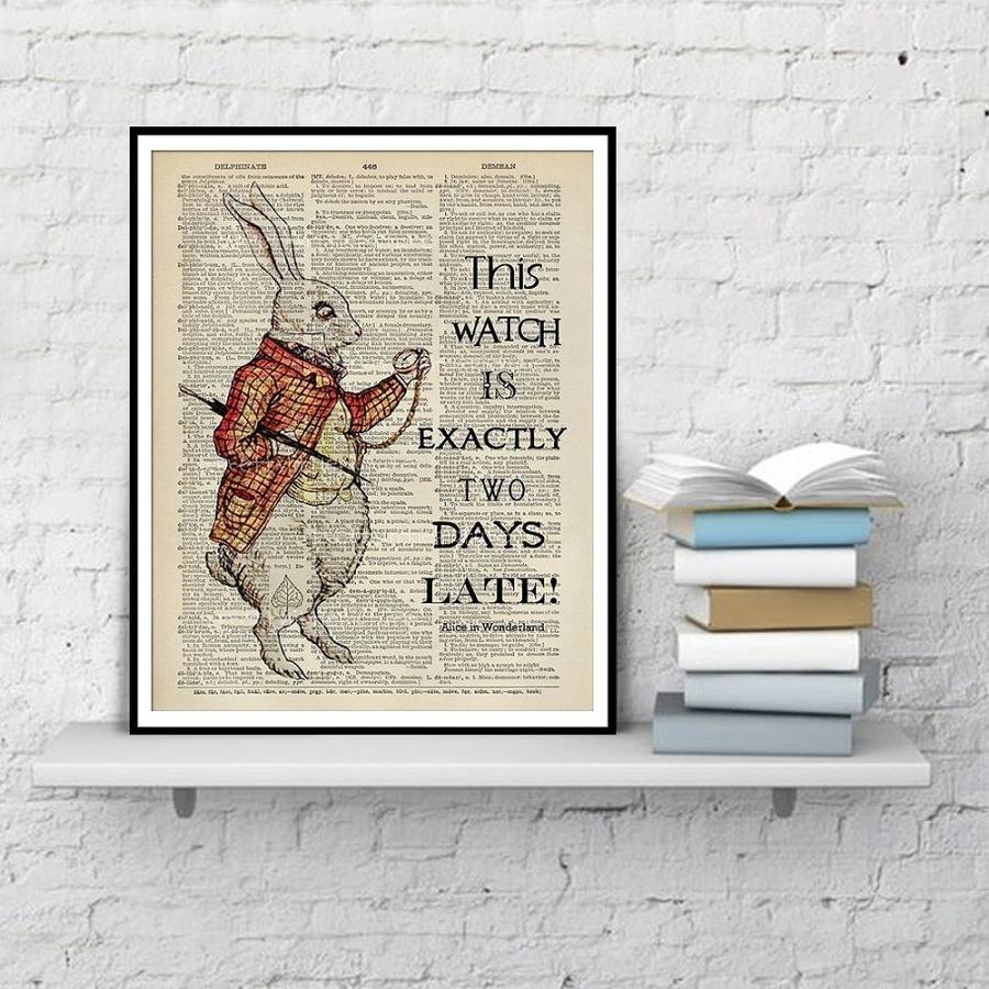 額付 アートポスター アートフレーム おしゃれ 絵画 不思議の国の