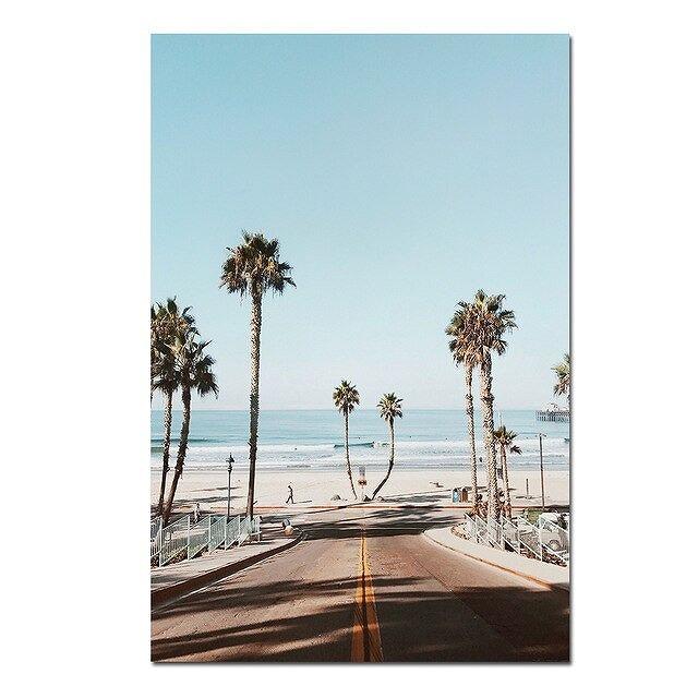 ポスター おしゃれ アートポスター 世界都市シリーズ ハワイ デザインno 4