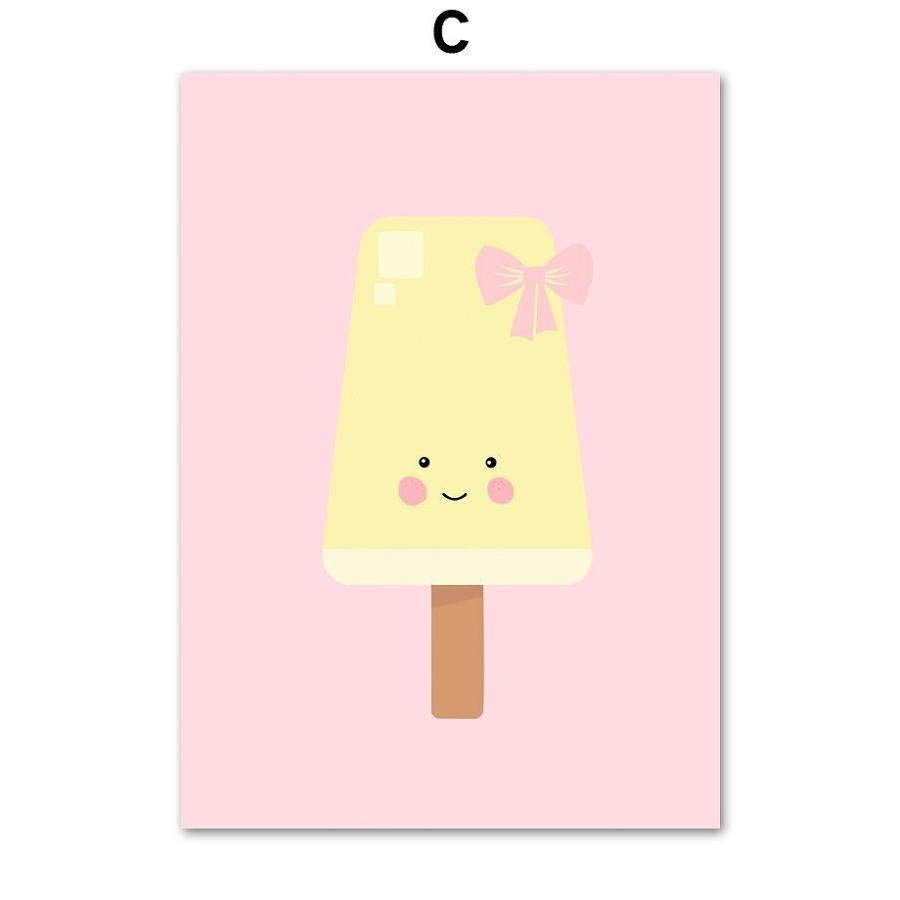 アートポスター インテリア ポスター おしゃれ 絵画 壁 北欧 イラスト 果物シリーズ アイス デザインno C A3 Ska C スケッチ 通販 Yahoo ショッピング