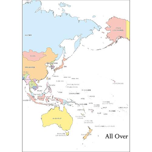 アートポスター おしゃれ 日本語 シリーズ 世界地図 最安値に挑戦