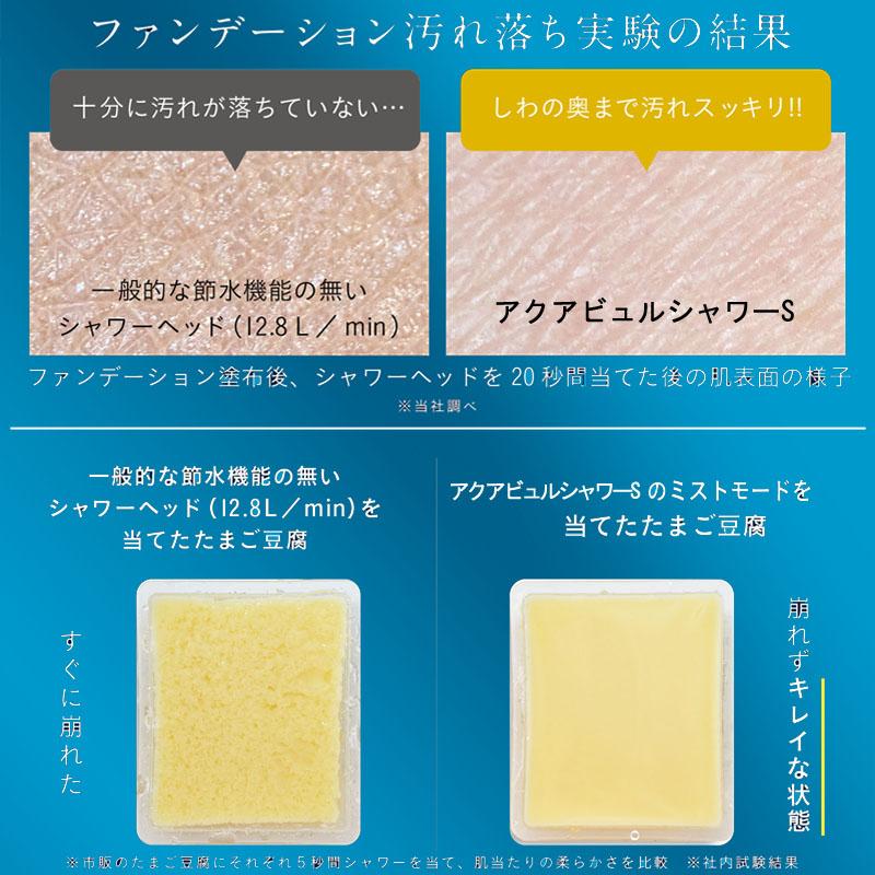 AQUA Bulle（アクアビュル） シャワーヘッド 節水 マイクロバブル