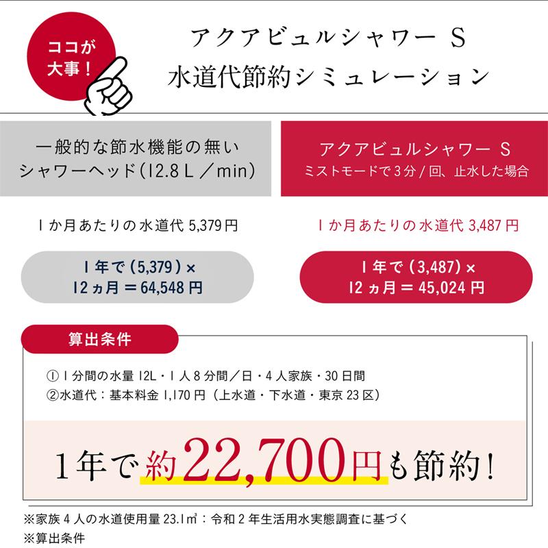 新生活 シャワーヘッド アクアビュル 3点セット 節水ファインバブル シャワーS（シルバー） キッチン ランドリー 洗濯機用 蛇口用 ポイント消化_6