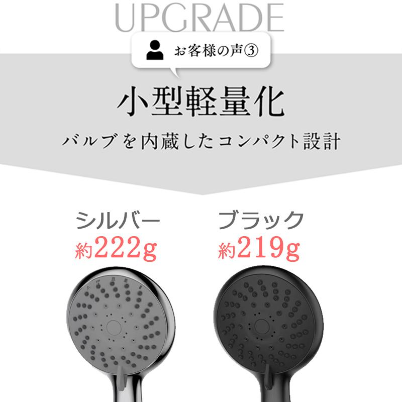 新生活 シャワーヘッド アクアビュル 3点セット 節水ファインバブル シャワーS（シルバー） キッチン ランドリー 洗濯機用 蛇口用 ポイント消化_7