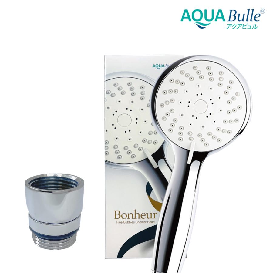 AQUA Bulle（アクアビュル） シャワーS（シルバー）＋回転継手 節水