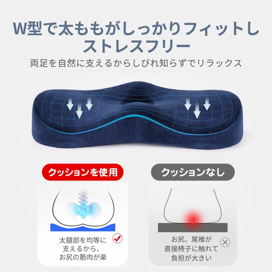 クッション 椅子 座布団 腰痛 低反発 骨盤 厚手 3D 車 オフィス イス