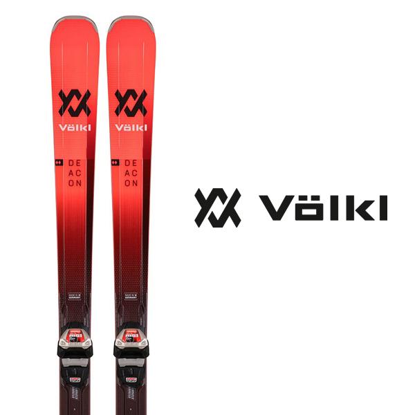 スキー板 即発送可能 VOLKL フォルクル《2022》 DEACON 80 ディーコン + LOWRIDE メーカー直売 FR 13 〉 GW ビンディングセット〈 XL DEMO 送料無料