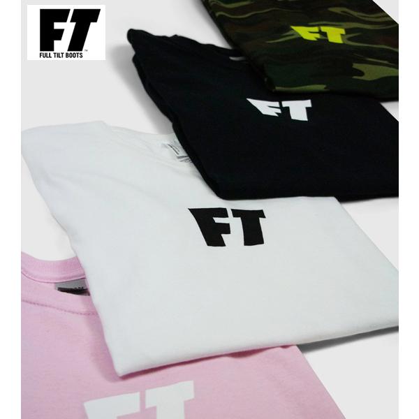 FT 【予約販売】本 LOGO T-SHIRT 日本未入荷 フルチルト ロゴ Tシャツ〈 BK CAMO 〉 送料無料 PK WH